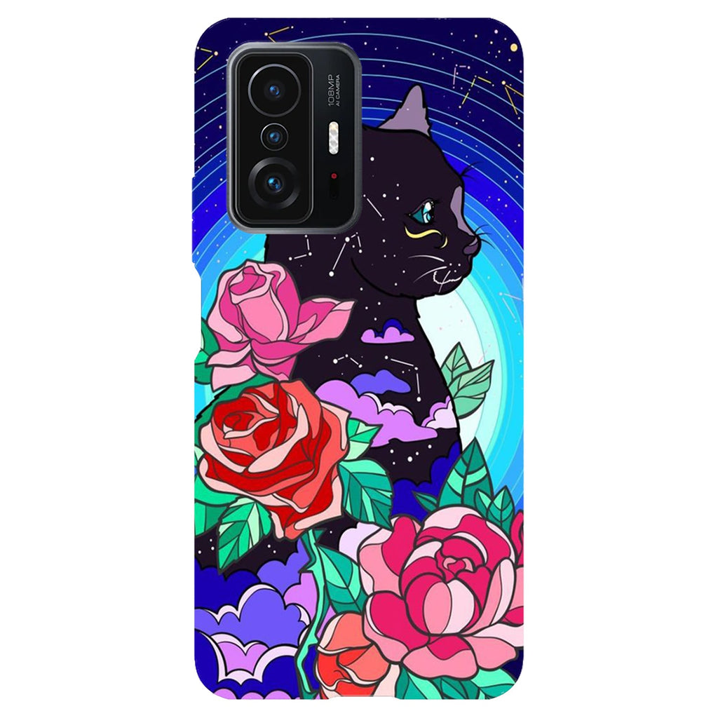 Husa compatibila cu Xiaomi Mi 11 Lite model Cosmic cat, Silicon, TPU, Viceversa