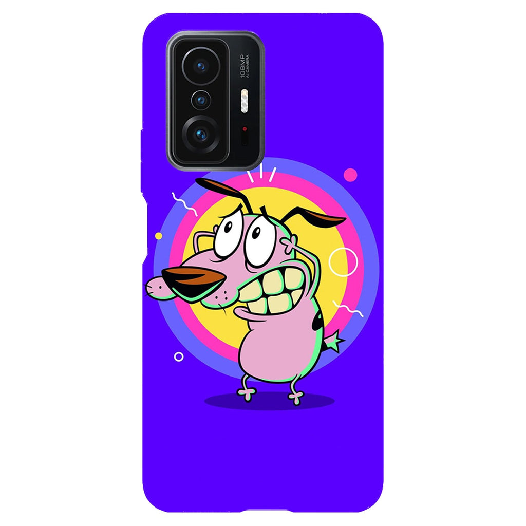 Husa compatibila cu Xiaomi Mi 11 Lite model Courage the Cowardly Dog, Silicon, TPU, Viceversa