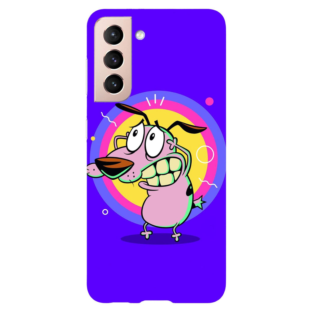 Husa Samsung Galaxy S21 FE model Courage the Cowardly Dog, Silicon, TPU, Viceversa
