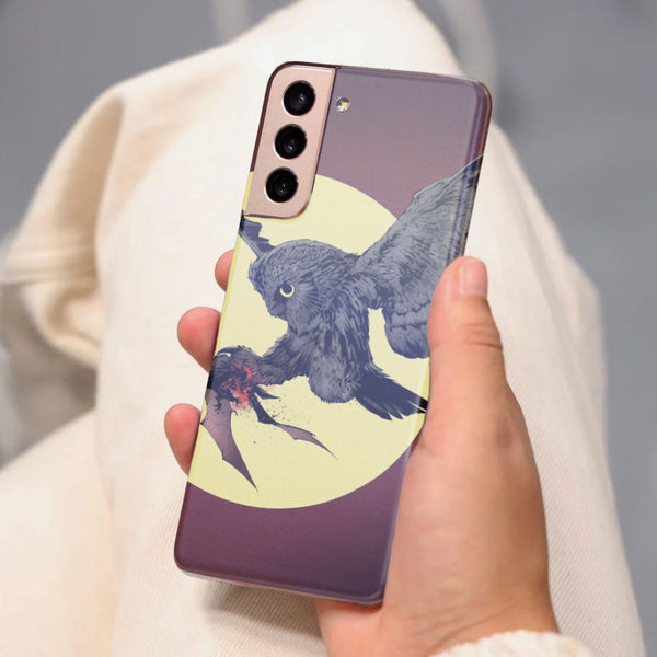 Husa compatibila cu Samsung Galaxy S21 FE model Court of owls, Silicon, TPU, Viceversa