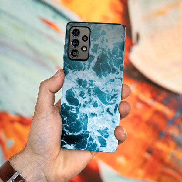 Husa compatibila cu Samsung Galaxy A53 5G model Crushing waves, Silicon, TPU, Viceversa - Viceversa