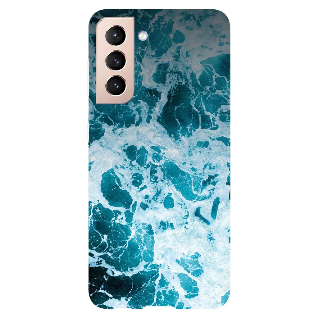 Husa compatibila cu Samsung Galaxy S21 model Crushing waves, Silicon, TPU, Viceversa - Viceversa