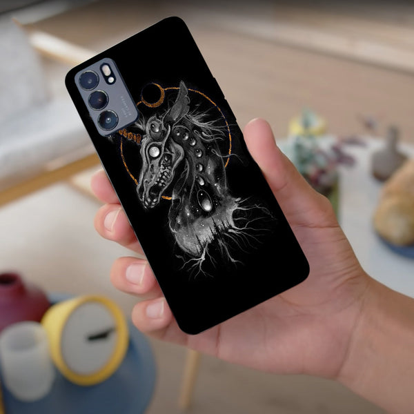 Husa compatibila cu Oppo Reno 5 4G model Cursed Unicorn, Silicon, TPU, Viceversa