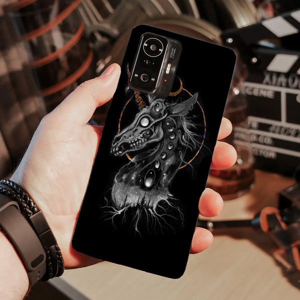 Husa compatibila cu Xiaomi Mi 11 Lite model Cursed Unicorn, Silicon, TPU, Viceversa