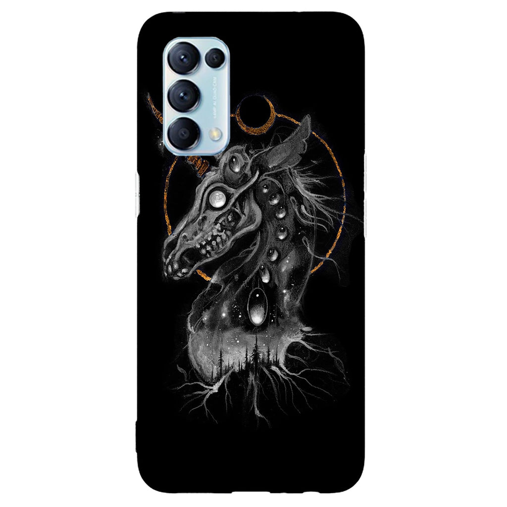 Husa compatibila cu Oppo Reno 5 4G model Cursed Unicorn, Silicon, TPU, Viceversa