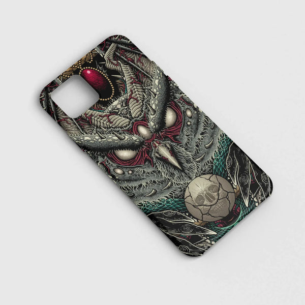 Husa compatibila cu Apple iPhone 11 model Curse of the Dead Owl, Silicon, TPU, Viceversa - Viceversa