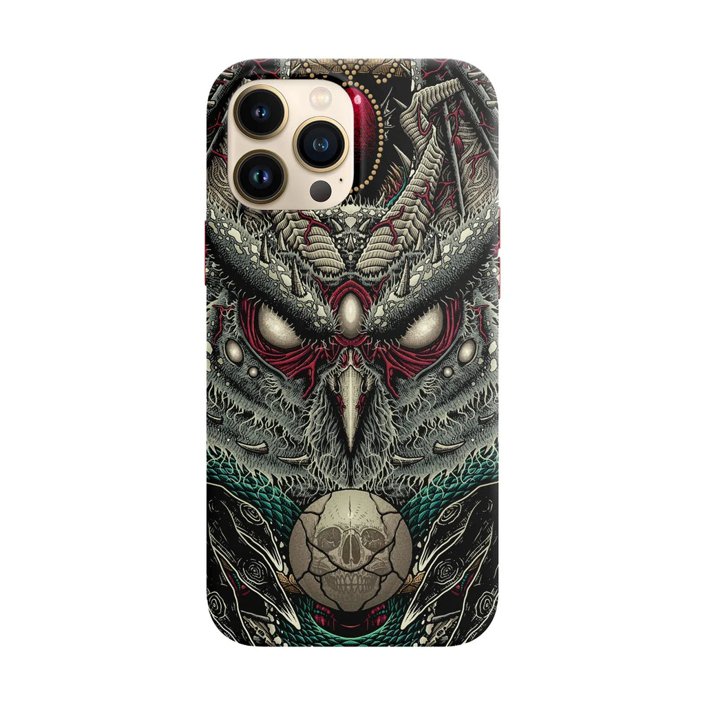 Husa compatibila cu Apple iPhone 13 model Curse of the Dead Owl, Silicon, TPU, Viceversa - Viceversa