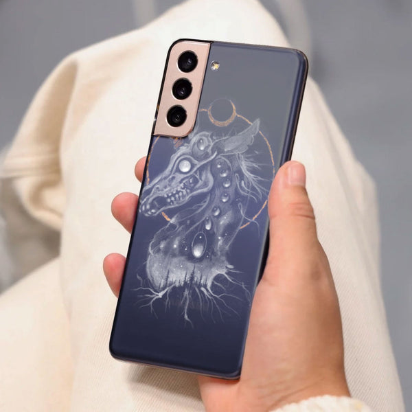 Husa Samsung Galaxy S21 FE model Cursed Unicorn, Silicon, TPU, Viceversa