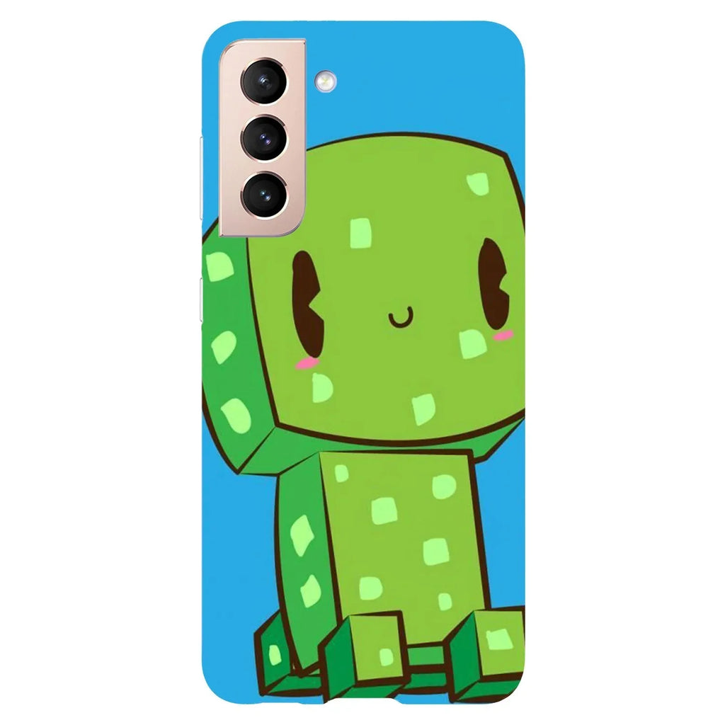 Husa Samsung Galaxy S22 Ultra model Cute Creeper , Silicon, TPU, Viceversa - Viceversa