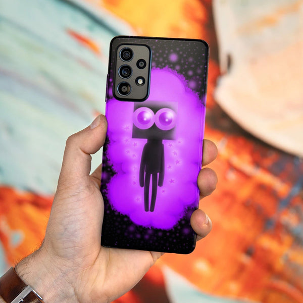 Husa compatibila cu Samsung Galaxy A73 5G model Cute Enderman, Silicon, TPU, Viceversa