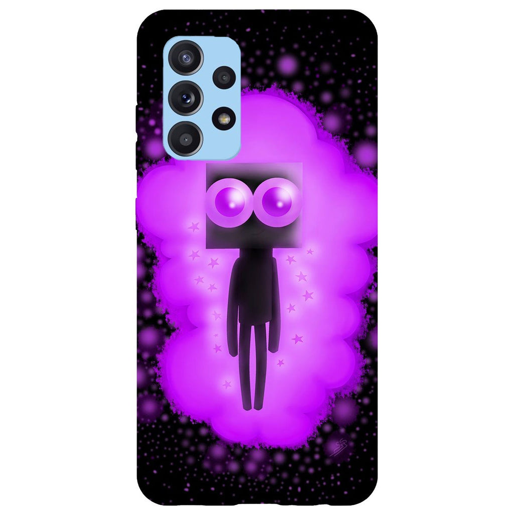 Husa compatibila cu Samsung Galaxy A73 5G model Cute Enderman, Silicon, TPU, Viceversa