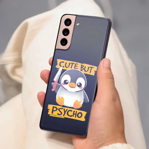Husa compatibila cu Samsung Galaxy S20 Ultra model Sweet but psycho, Silicon, TPU, Viceversa - Viceversa