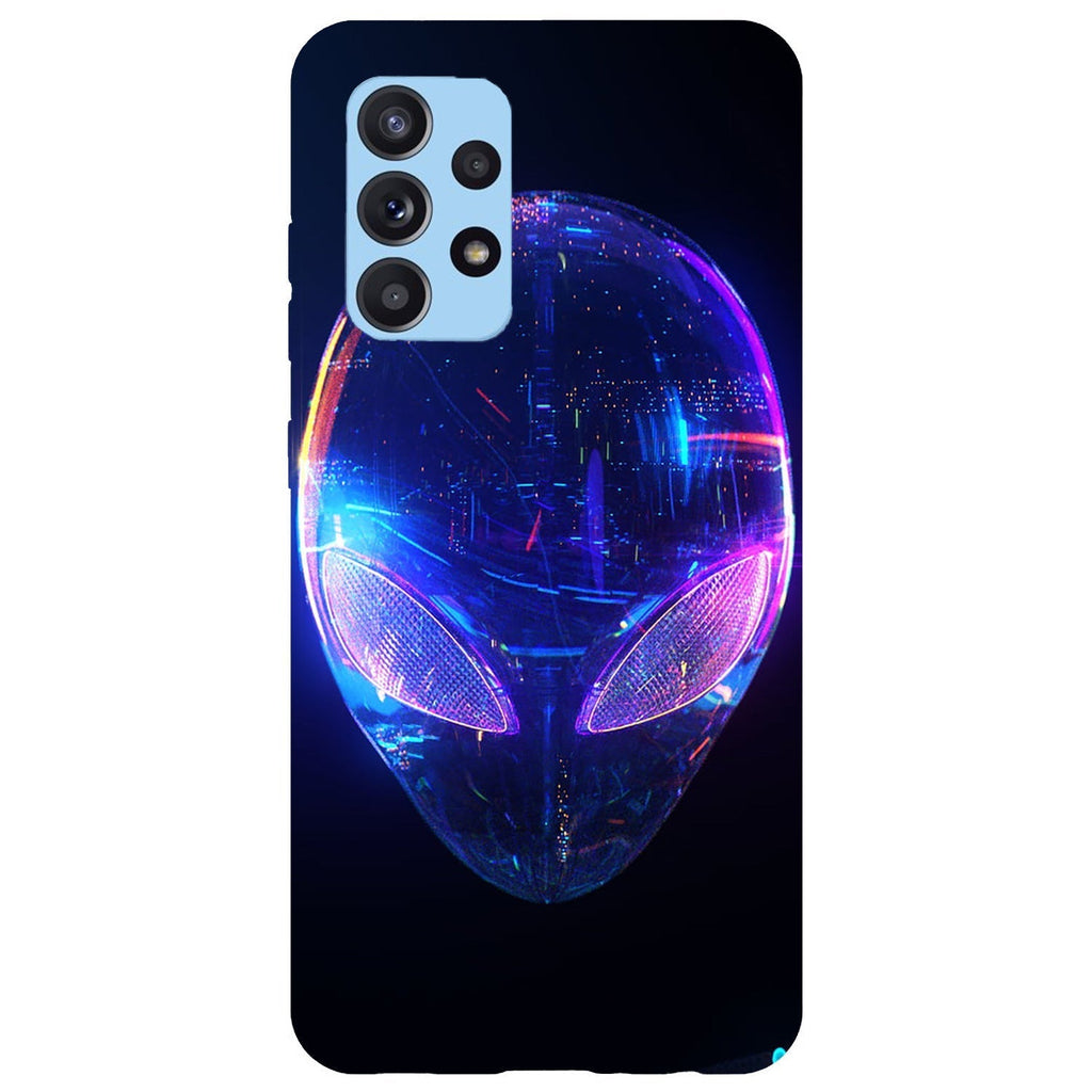 Husa compatibila cu Samsung Galaxy A73 5G model Cyber Alien, Silicon, TPU, Viceversa