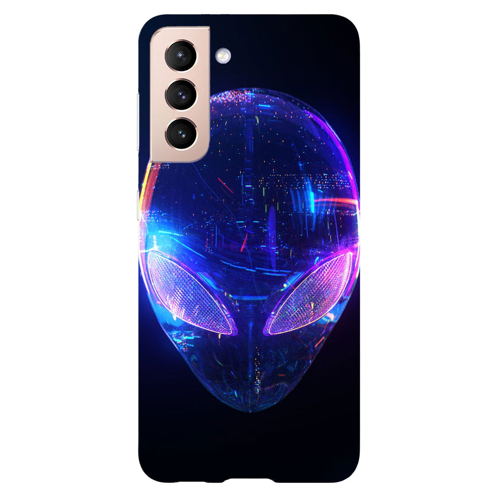 Husa Samsung Galaxy S21 FE model Cyber Alien, Silicon, TPU, Viceversa