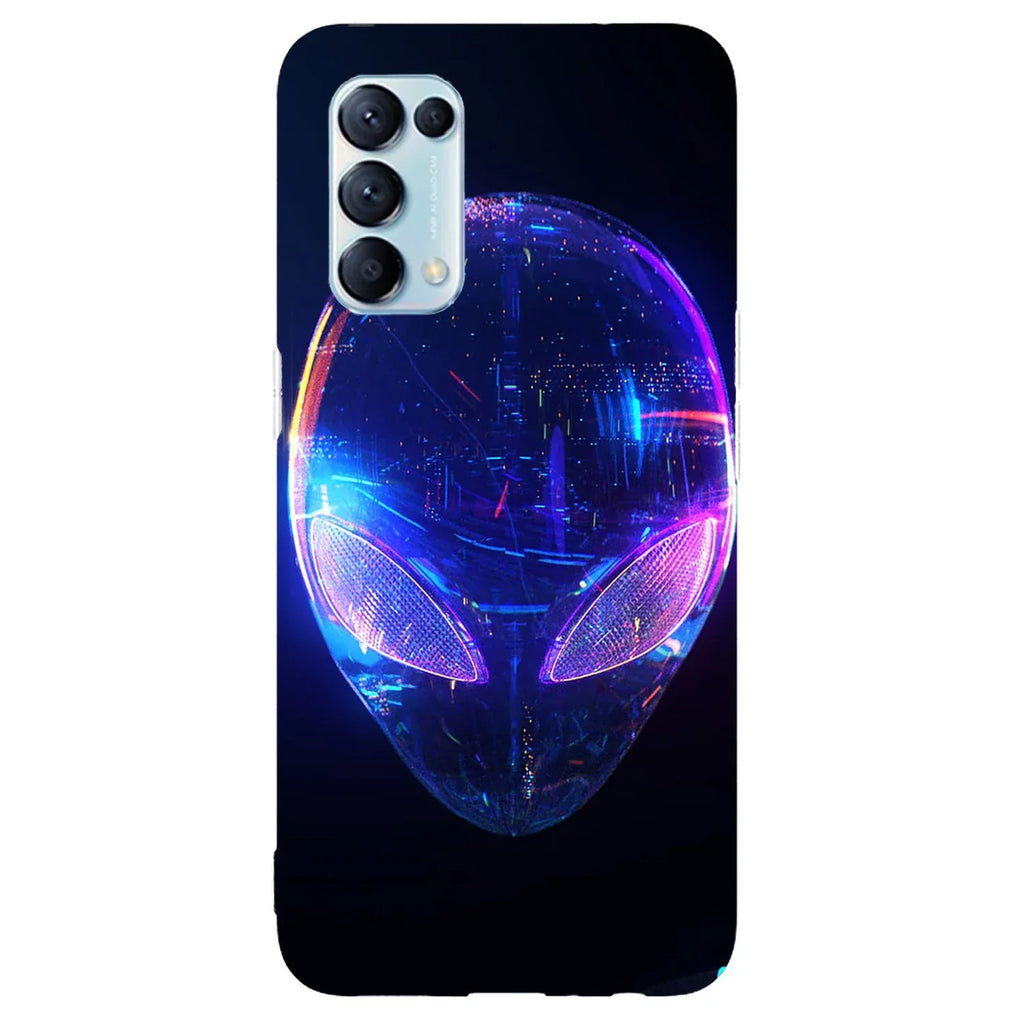 Husa compatibila cu Oppo A52 5G model Cyber Alien, Silicon, TPU, Viceversa - Viceversa