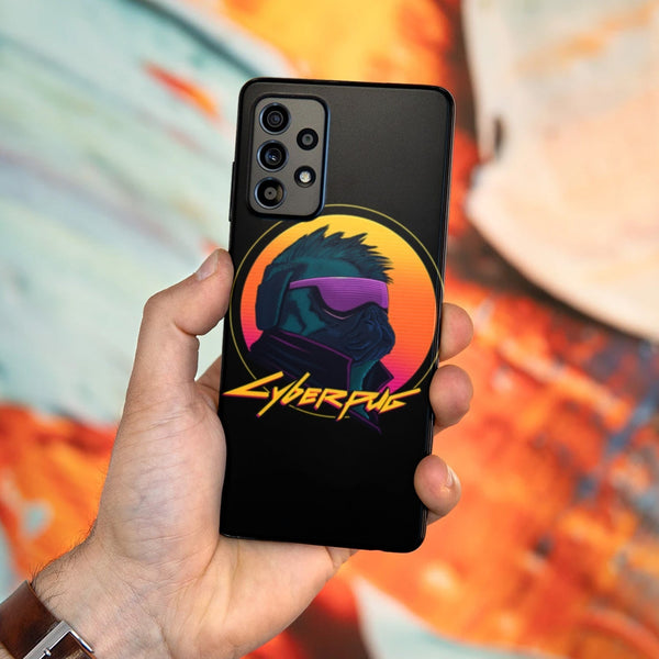 Husa compatibila cu Samsung Galaxy A73 5G model Cyberpug, Silicon, TPU, Viceversa