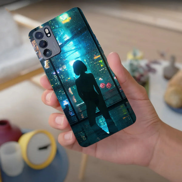 Husa compatibila cu Oppo Find X3 model Cyberpunk, Silicon, TPU, Viceversa - Viceversa