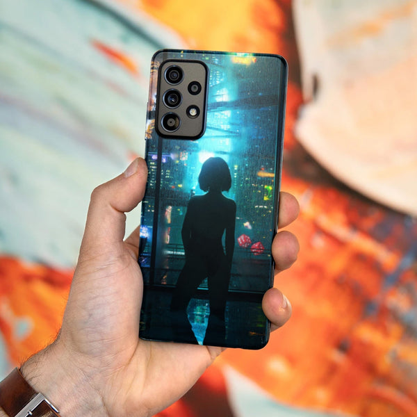 Husa compatibila cu Samsung Galaxy A73 5G model Cyberpunk, Silicon, TPU, Viceversa