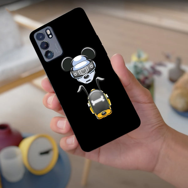 Husa compatibila cu Oppo Reno 5 4G model Daft Mouse, Silicon, TPU, Viceversa