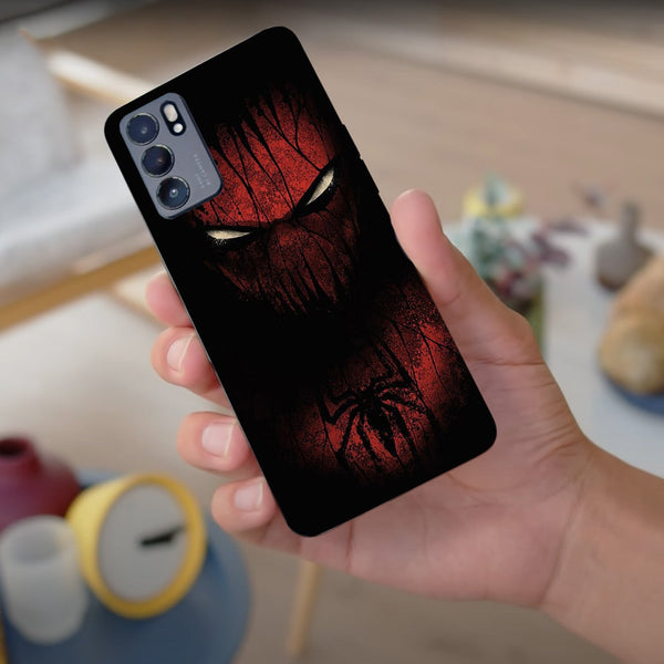 Husa compatibila cu Oppo Reno 5 4G model Dark Spiderman, Silicon, TPU, Viceversa