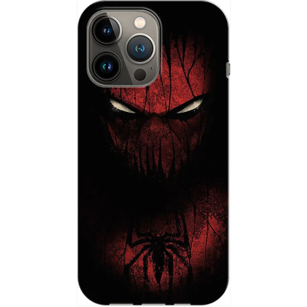 Husa compatibila cu Apple iPhone 14 Pro model Dark Spiderman, Silicon, TPU, Viceversa - Viceversa