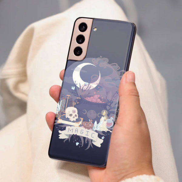 Husa compatibila cu Samsung Galaxy S21 FE model Dark magic, Silicon, TPU, Viceversa