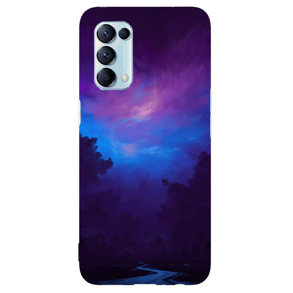 Husa compatibila cu Oppo Reno 5 4G model Dark side, Silicon, TPU, Viceversa