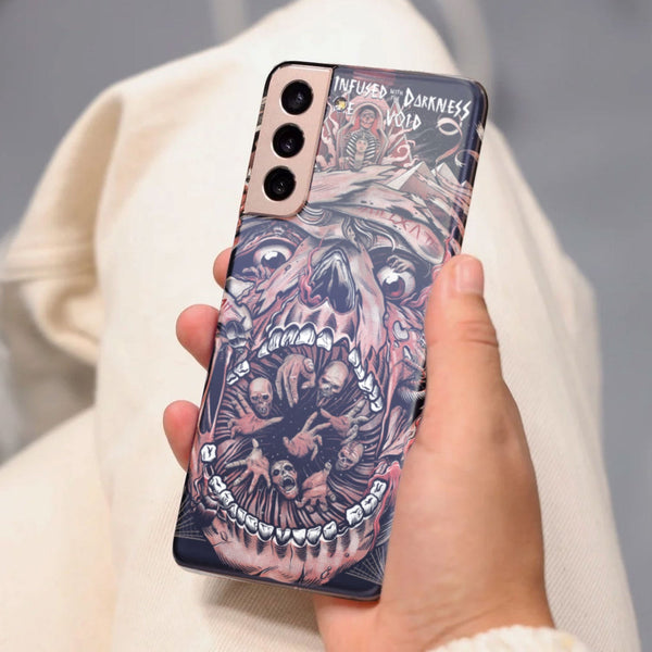 Husa compatibila cu Samsung Galaxy S21 FE model Darkness, Silicon, TPU, Viceversa