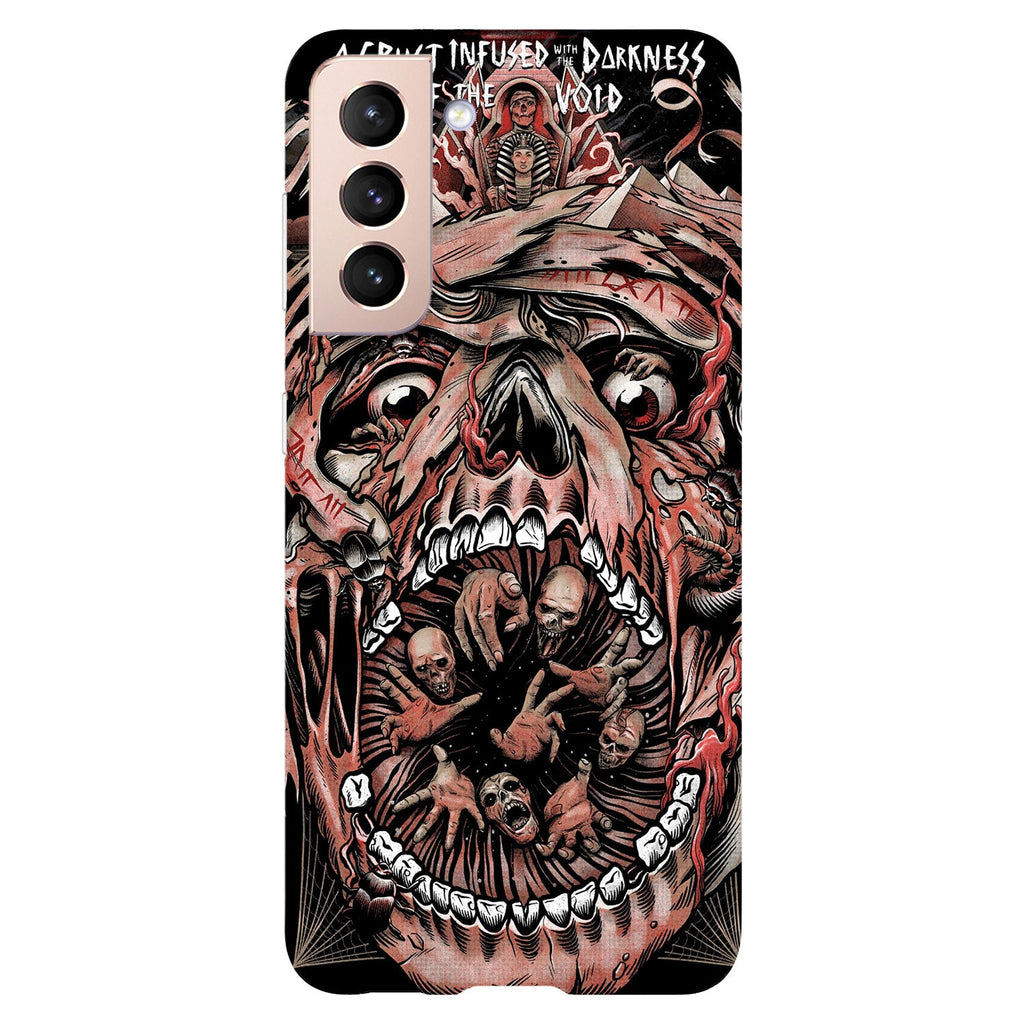 Husa compatibila cu Samsung Galaxy S21 FE model Darkness, Silicon, TPU, Viceversa