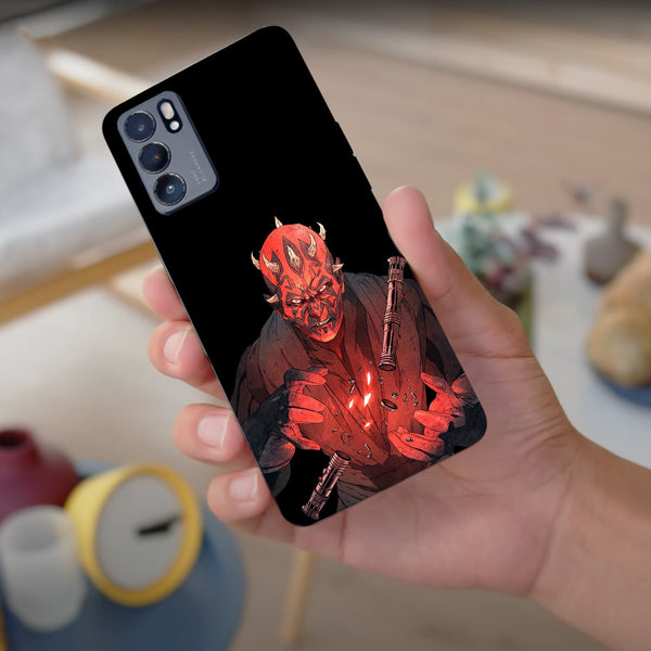 Husa compatibila cu Oppo Reno 5 4G model Darth Maul, Silicon, TPU, Viceversa