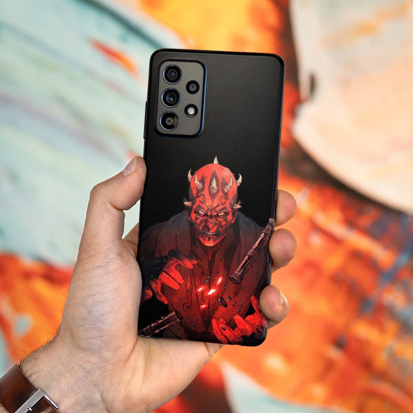 Husa compatibila cu Samsung Galaxy A73 5G model Darth Maul, Silicon, TPU, Viceversa