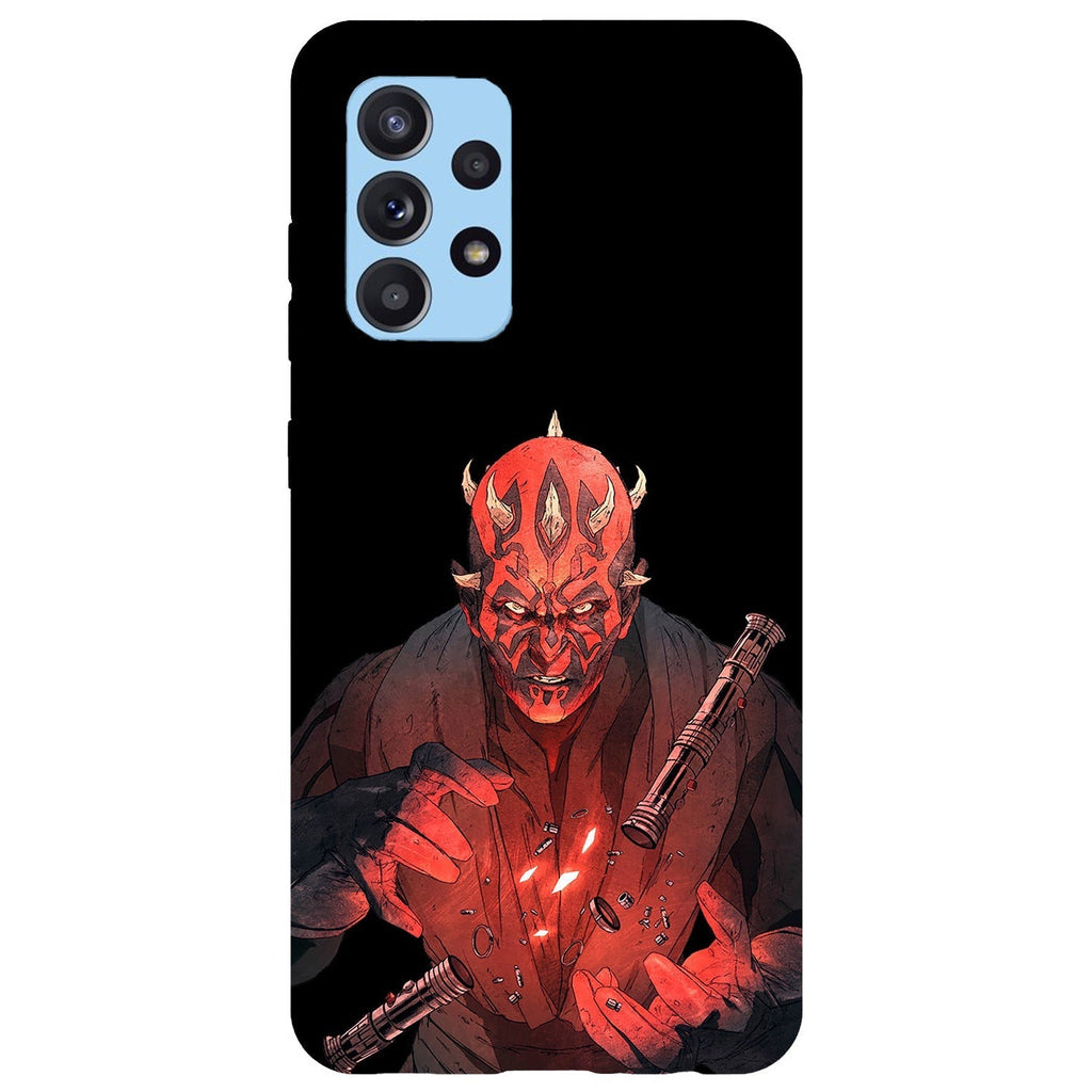 Husa compatibila cu Samsung Galaxy A73 5G model Darth Maul, Silicon, TPU, Viceversa