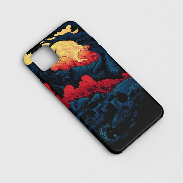 Husa compatibila cu Apple iPhone 11 model Death forest, Silicon, TPU, Viceversa - Viceversa