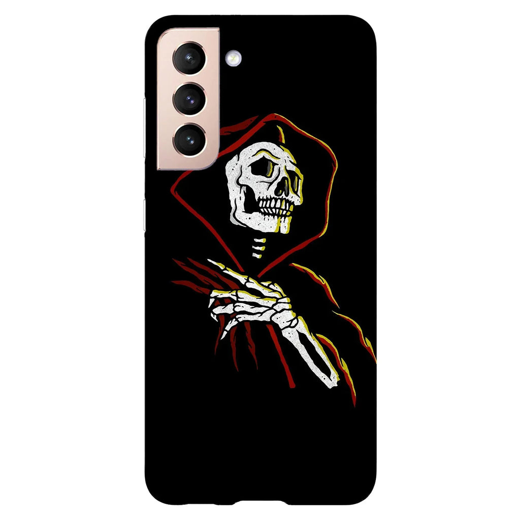 Husa compatibila cu Samsung Galaxy S20 Ultra model Death is coming, Silicon, TPU, Viceversa - Viceversa