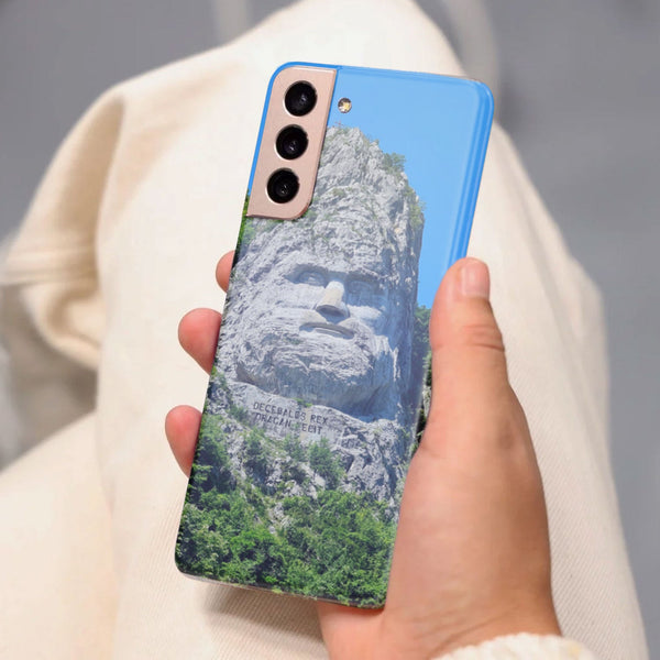 Husa compatibila cu Samsung Galaxy S21 FE model Decebal Rex, Silicon, TPU, Viceversa