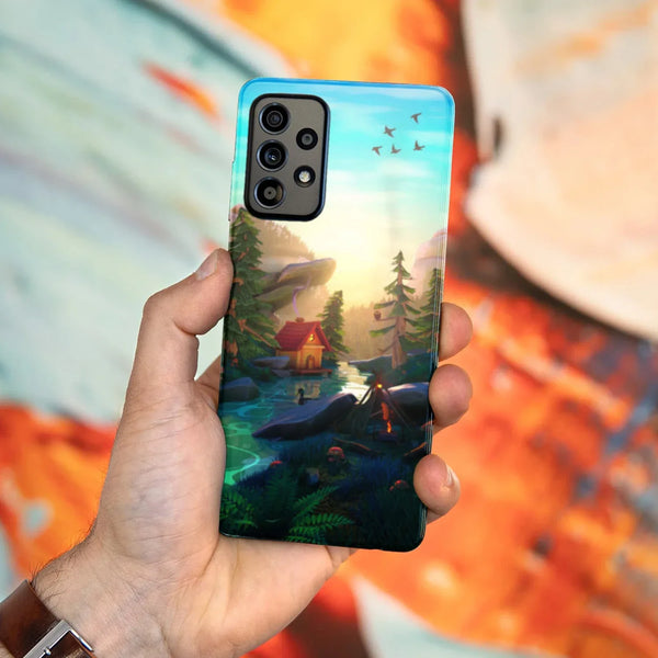 Husa compatibila cu Samsung Galaxy A53 5G model Deep into nature, Silicon, TPU, Viceversa - Viceversa