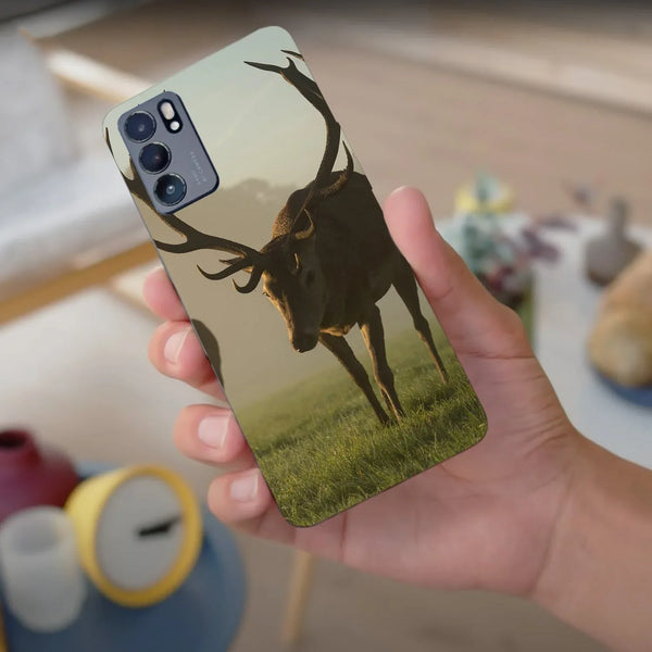 Husa compatibila cu Oppo Find X3 model Deer, Silicon, TPU, Viceversa - Viceversa