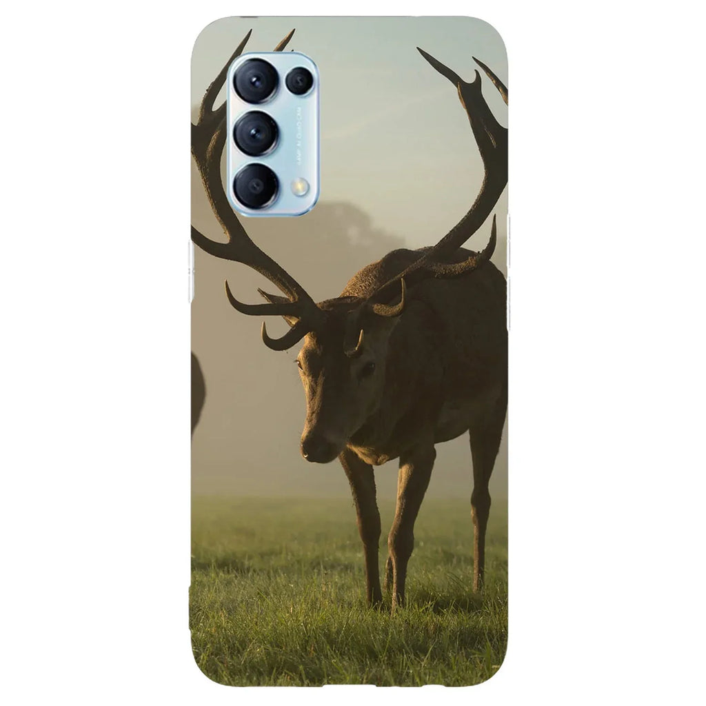 Husa compatibila cu Oppo Reno 4 5G model Deer, Silicon, TPU, Viceversa - Viceversa