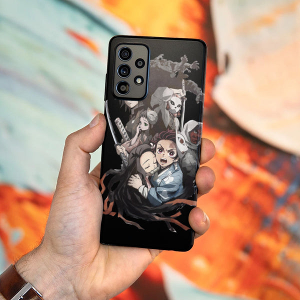 Husa compatibila cu Samsung Galaxy A73 5G model Demon Slayer Kimetsu no Yaiba, Silicon, TPU, Viceversa