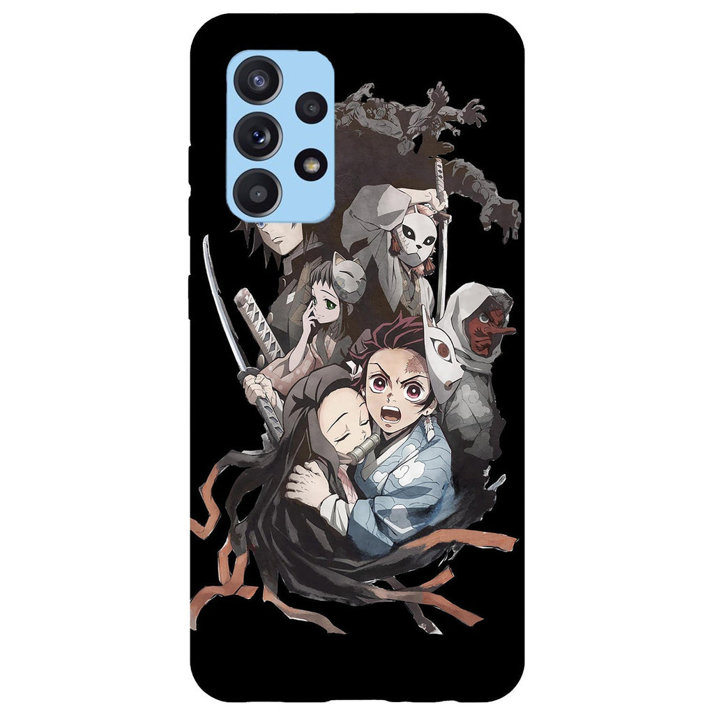 Husa compatibila cu Samsung Galaxy A73 5G model Demon Slayer Kimetsu no Yaiba, Silicon, TPU, Viceversa