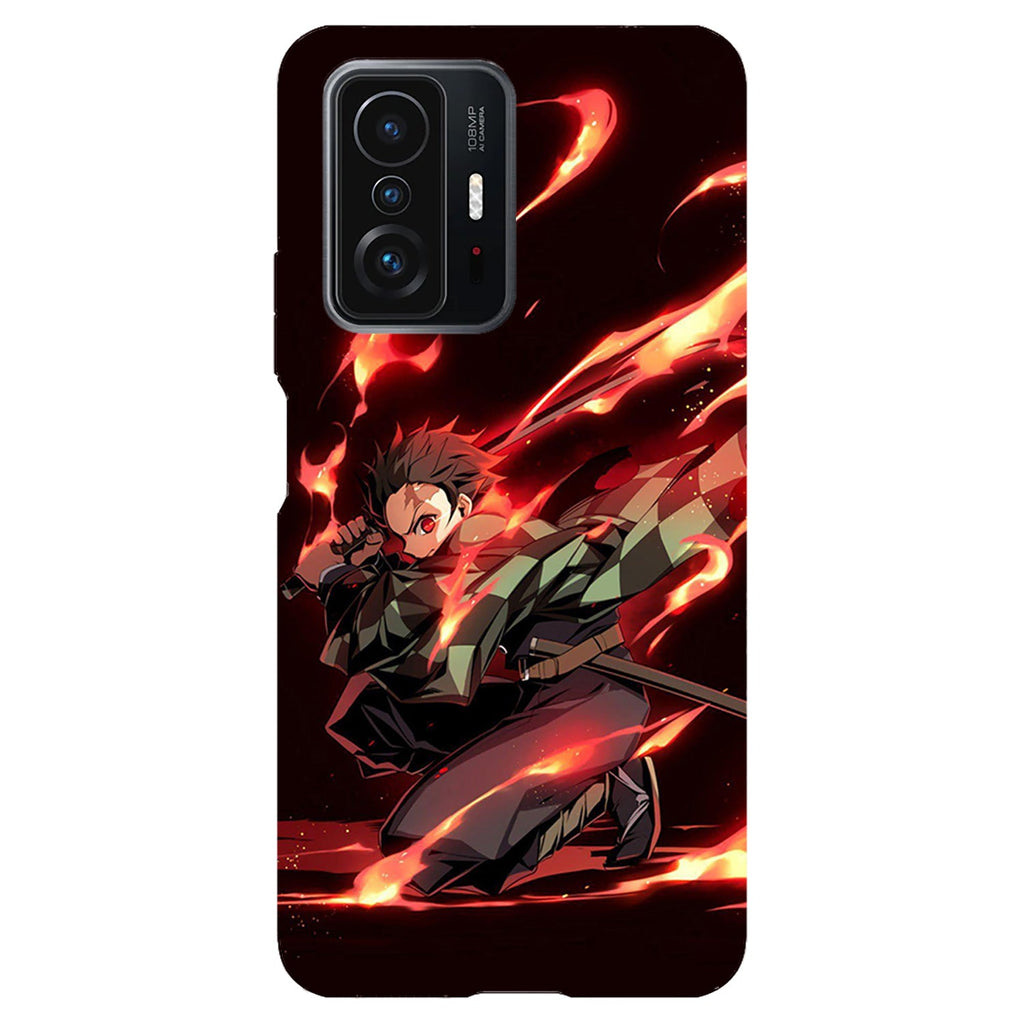 Husa compatibila cu Xiaomi Mi 11 Lite model Demon Slayer Tanjiro, Silicon, TPU, Viceversa