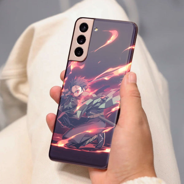 Husa Samsung Galaxy S21 FE model Demon Slayer Tanjiro, Silicon, TPU, Viceversa