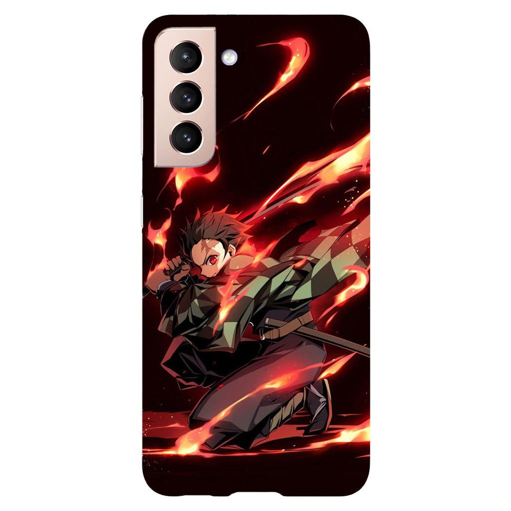 Husa Samsung Galaxy S21 FE model Demon Slayer Tanjiro, Silicon, TPU, Viceversa