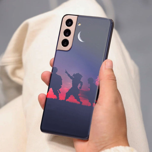 Husa compatibila cu Samsung Galaxy S21 FE model Demon Slayer The Next Mission, Silicon, TPU, Viceversa