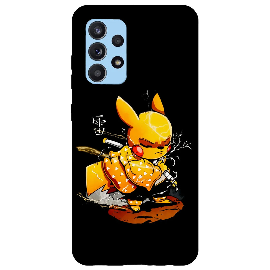 Husa compatibila cu Samsung Galaxy A53 5G model Demon Slayer Pikachu, Silicon, TPU, Viceversa - Viceversa