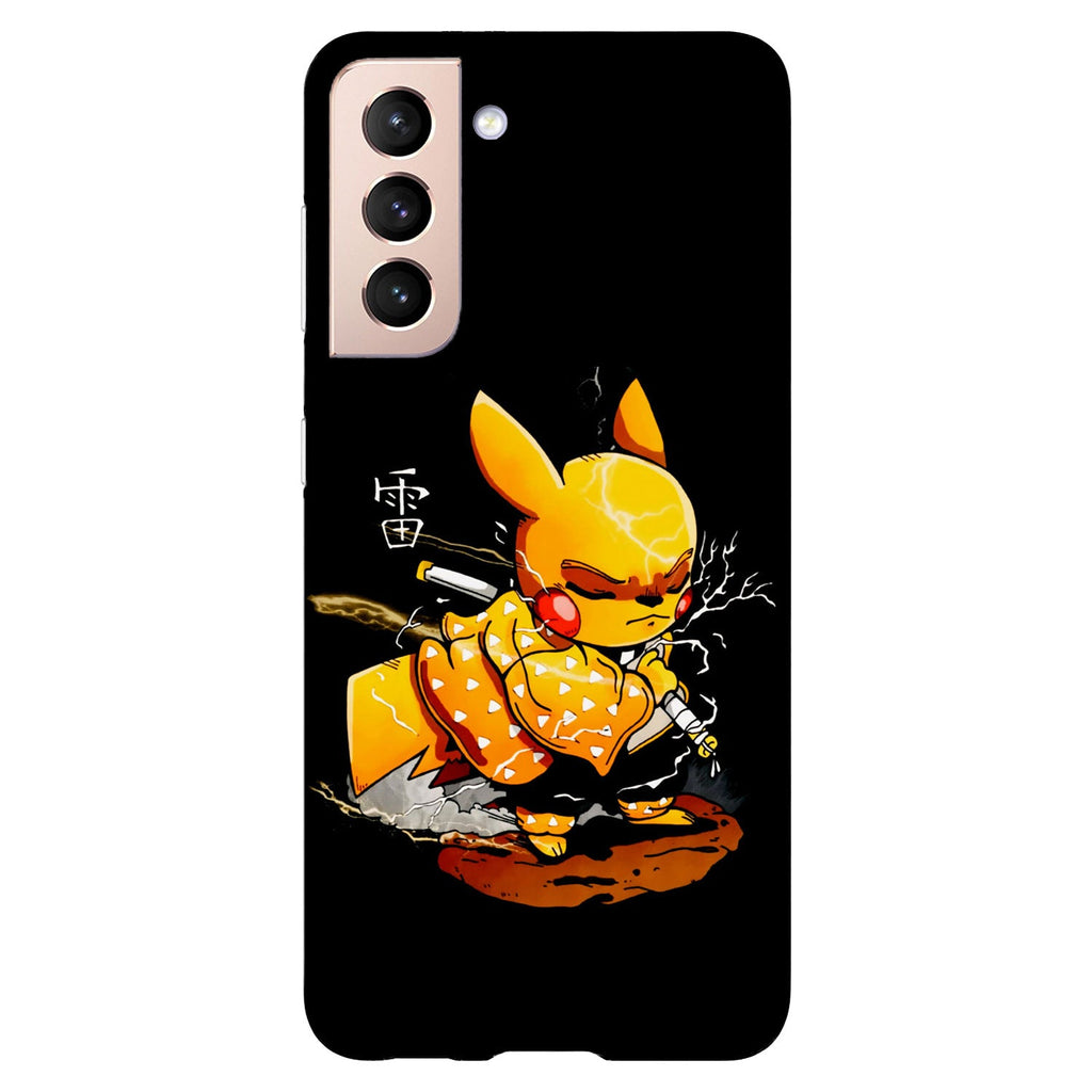 Husa compatibila cu Samsung Galaxy S20 model Demon Slayer Pikachu, Silicon, TPU, Viceversa
