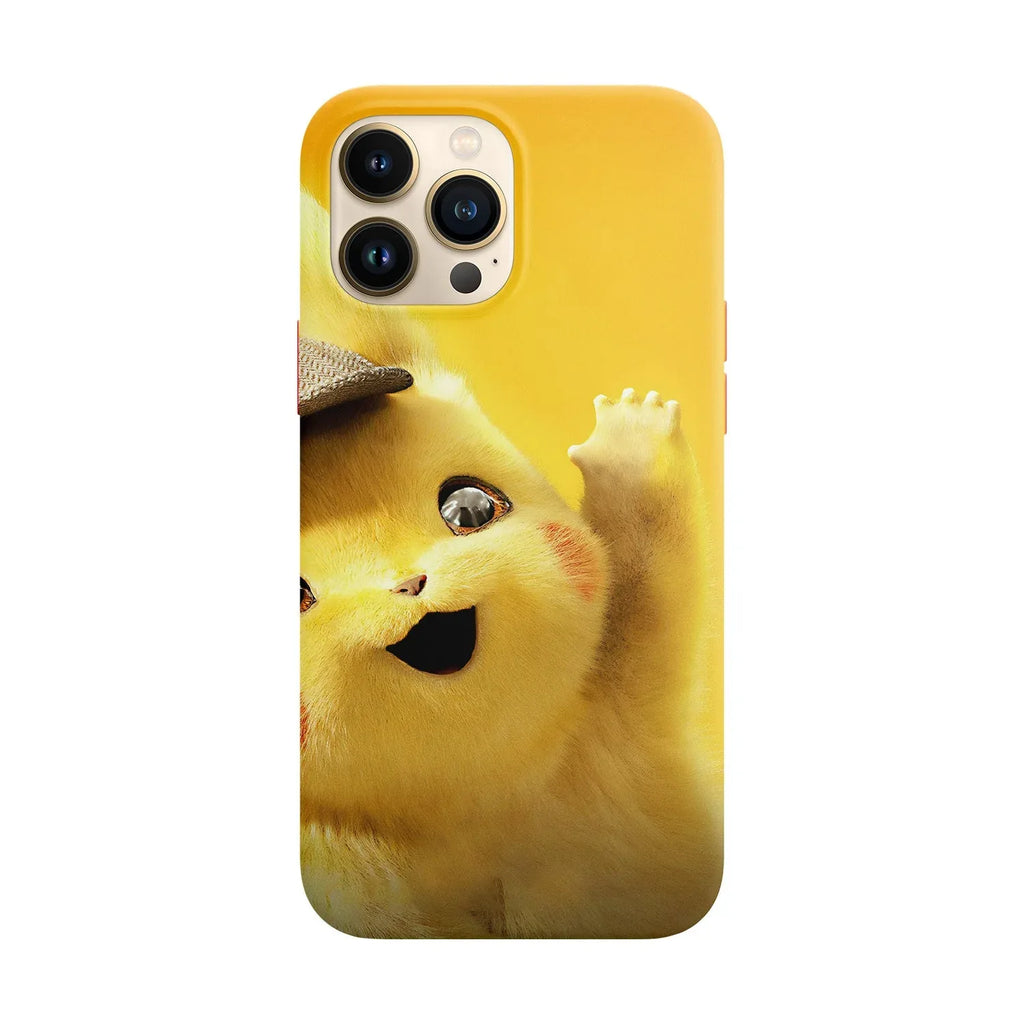 Husa compatibila cu Apple iPhone 11 Pro Max model Detective Pikachu, Silicon, TPU, Viceversa - Viceversa
