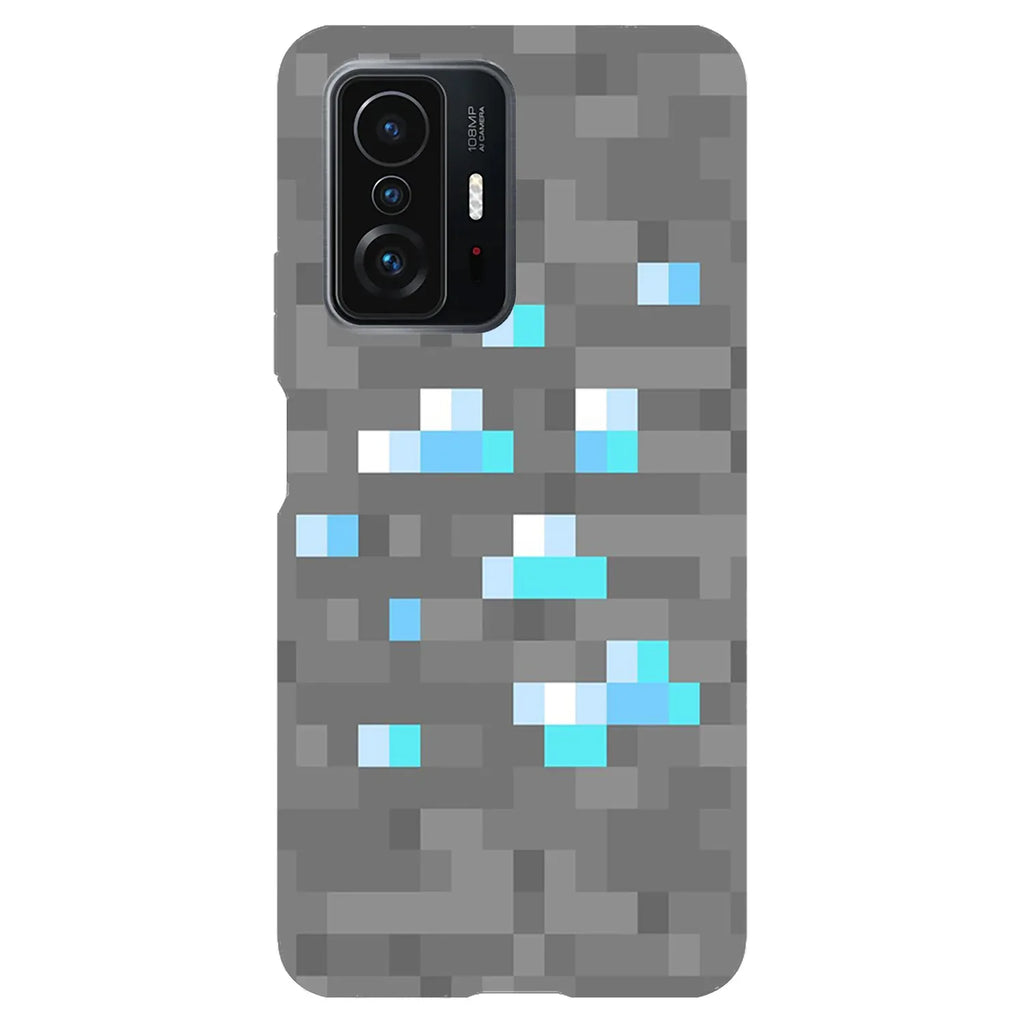 Husa compatibila cu Xiaomi Mi 11T Pro model Diamond Block, Silicon, TPU, Viceversa - Viceversa