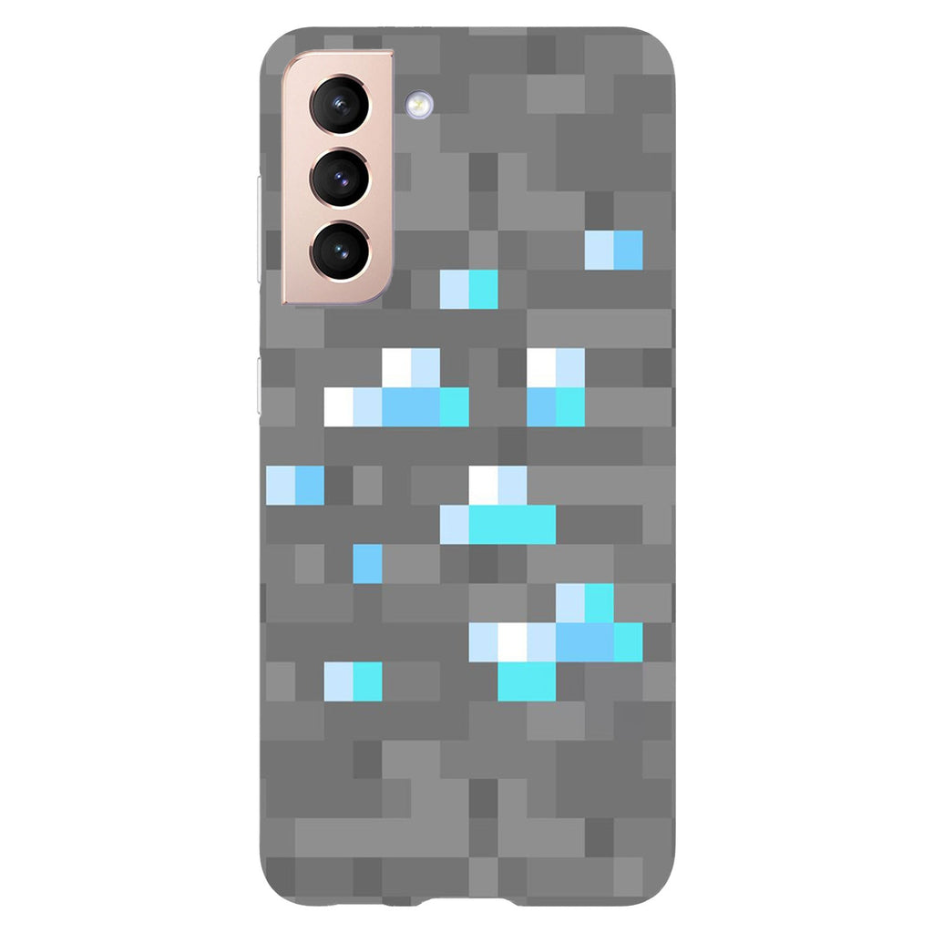 Husa Samsung Galaxy S21 FE model Diamond Block , Silicon, TPU, Viceversa