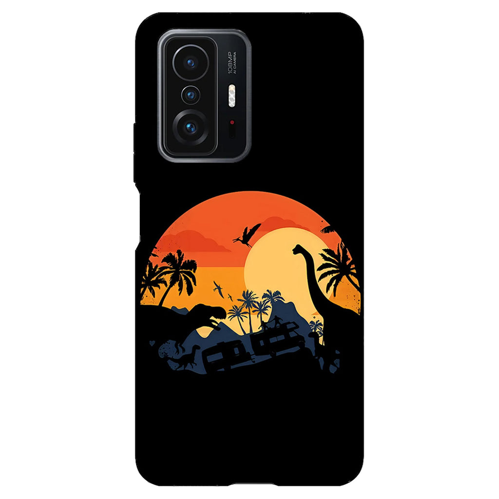 Husa compatibila cu Xiaomi Mi 11 Lite model Dino Land, Silicon, TPU, Viceversa